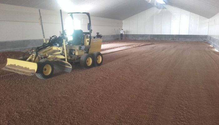 Terrassement dans un batiment